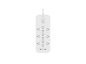 Sra007p12tt6 Belkin 12 Outlet Surge Protector Usb-c And Usb-a Ports