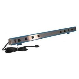 5-15p Benchpro S8-36 Outlet Strip 8 S 5-15r 9 Ft. Gray
