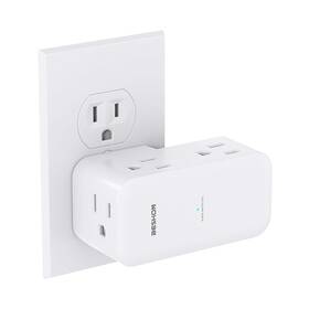 Bs106 Beshon Surge Protector Outlet Extender- With Rotating Plug 6 Ac Multi Wall