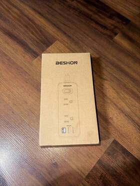 Bs6w3t Beshon Power Strip Surge Protector 5ft Extension Cord W 6 Outlets 3 Usb Ports