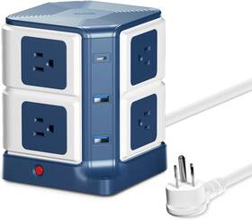 Pd20w Bestek 313030471420 Power Strip Tower With Usb C 8-outlet And Charging Ports 2100