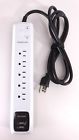 Ps-9005 Bhh0500 Poweradd Outlet Surge Protector Power Strip With Dual Smart Usb