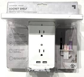 Bdxpa0073 Black Decker 6 Grounded Outlets Surge Protector Outlet Shelf With Night Light