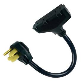 14-50p Blubbel 362368301766 Ruite Rv 50 Amp To 110v Adapter Cord Nema Male 3x 5-15r Household