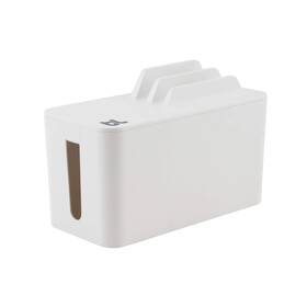 Bluelounge 082032401840 Cablebox Mini Station White Cable And Cord Management System - Small Surge Pr