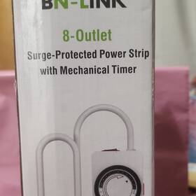 B00mvhqzx0 Bn-link 8-outlet Power Strip Surge Protection Mechanical Timer White