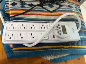 Bnc-u1s Bn-link 8 Outlet Surge Protector With 7day Digital Timer 4 Timed Always On