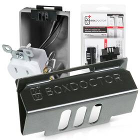 Box Doctor 860002785301 Repair Clips - Fix Loose Outlets And Switches Electrical Wall Cl