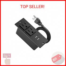 Branded 313103786741 Jgstkcity Conference Recessed Power Strip Socket 9.8ft Cord Furniture Flush Moun