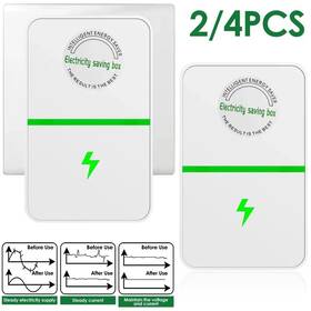 Branded 6473834 2/4pc Pro Power Saver Energy Household Electricity Saving