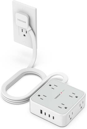 Ts-ps05us00 Branded01 Surge Protector Power Strip 5 Ft Extension Cord With Multiple Outlets Flat Plu Ts-ps05us00 Branded01 Surge Protector Power Strip 5 Ft Extension Cord With Multiple Outlets Flat Plu