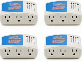 Bseed 696578356115 Voltage Protector 3 Outlet Plug In Surge For Various Home Bseed 696578356115 Voltage Protector 3 Outlet Plug In Surge For Various Home