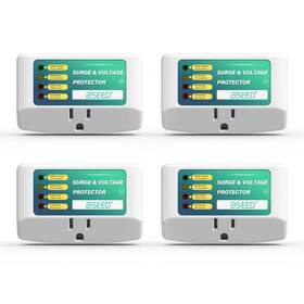 V723-120-4p Bseed V723-120-4p- Single Outlet Surge Protector For Refrigerator Voltage 120v4pack