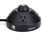 Btse2u2bk Power Strip Surge Protector With Cord And Usb 6950334949657