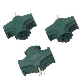 Btu 600978769123 Etl Listed 3 Outlet Grounding Adapter Three Plug Splitter Heavy D