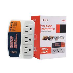Bx-008-1 Bxst Three Outlet Plug In Voltage Protector For Home Protects Against High And Low