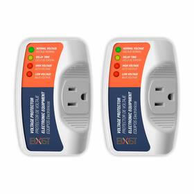 Bx-009-2 Bxst 2 Pack One Outlet Plug In Voltage Protector Home Surge Refrigerator Tv 1800w
