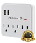 C-10731us-a Fosmon Multi Usb Outlet Port Wall Tap Surge 879561265957