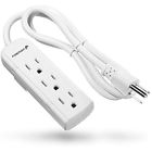 C10674 Outlet Power Strip Heavy Duty Extension Cord Prong 879565106744