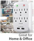 C10685a Unbranded Outlet Surge Protector With Usb Ports Wall 879561264400