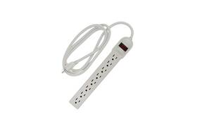 Ck-pe03-12f Cablesandkits 12ft 16/3 Grounded 3-outlet Flat Angle Power Extension Cord White