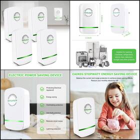Caireg 768917581097 4 Pack Power Saver Elon Musk 30kw 90v-250v Stop-watt Energy Saving Device New
