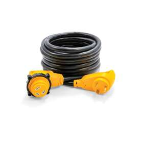 55524 Camco Rv 25ft 30-amp Male And Female Powergrip 90 Degree Locking