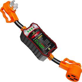 Crtk-ca50 Carmtek Rv Surge Protector 50 Amp - Circuit Analyzer With Integrated Crtk-ca50 Carmtek Rv Surge Protector 50 Amp - Circuit Analyzer With Integrated