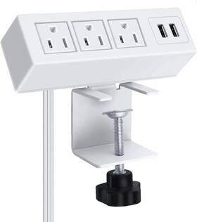 1200j Cccei 681413057067 3 Outlet Desk Clamp Power Strip With Usb Ports Surge Protector White #314 1200j Cccei 681413057067 3 Outlet Desk Clamp Power Strip With Usb Ports Surge Protector White #314