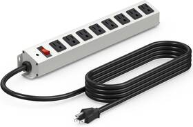 Cccei 705353246050 Corner Mount Angle Power Strip Under Cabinet Heavy Duty 8 Outlets