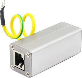 Cerrxian 680613035608 Rj45 Ethernet Network Surge Protector Outdoor Arrester Protection De