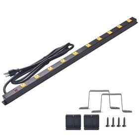 Cfmaster 745924920019 10-outlet Heavy Duty Power Strip Surge Protector Metal Long Extension Cord 6-