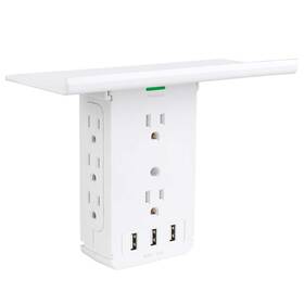 Cfmaster 791360351474 Power Charger Shelf-11 Port Surge Protector Wall Outlet 8 Electrical
