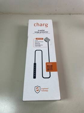 Charg 860008010629 6 Outlet Power Strip Surge Protector Surgeswap Technology 9ft Cord