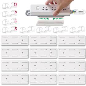 27385 Chnlml Sample Sku 12pcs Power Strip Holder Adhesive Punch-free Socket 12pcs-white 27385 Chnlml Sample Sku 12pcs Power Strip Holder Adhesive Punch-free Socket 12pcs-white