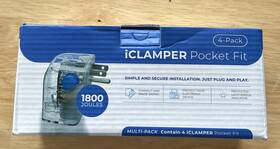 022780 Clamper 4-pack Iclamper Pocket Fit Single Outlet Surge Protector - 1800 Joules 1875w
