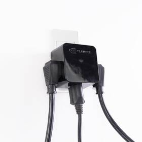 Clamper 899495224915 3-outlet Surge Protector 1800 Joules 1875w For Tv Pc Xbox Ps5 Refrigera