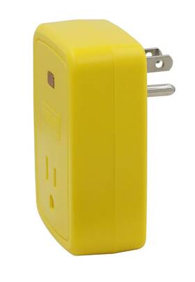 Cpph101 Clear Power Freeze Protection Outlet - Yellow Temperature Controlled