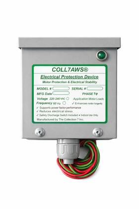 Es-1050-sr Coll7aws Kvar Energy Saver Whole House Surge Protector Power Factor 50a 100a 150a 200a