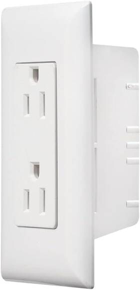 S831 Collection Ac Contemporary Dual Outlet Self Contained Speedwire With Cover-plate W