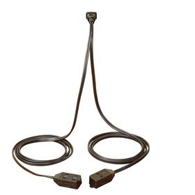 5719bw Collections Etc Dual-head 6-foot Extension Chord - 6 Outlets In Total