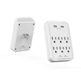 Commercial Electric 313056525589 4 Ft. Multiple Outlet And Wall Mounted Surge Protector Kit 3-pack