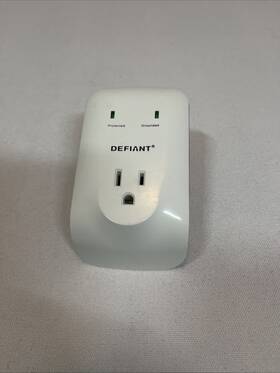 Commercial Electric 726084412194 1-outlet Wall Mounted Surge Protector White