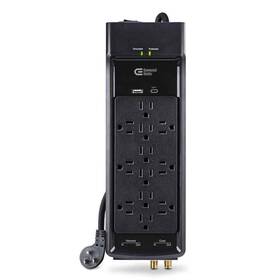 Hdc1215nuc Commercial Electric 15 Ft. 12-outlet Surge Protector Braided Cord In Black