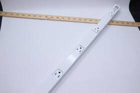 Lts-6z1260-2u Commercial Electric 6-outlet 2 Usb Power Strip Without Cord White