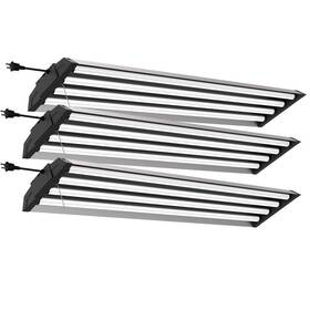Commercial Electric Shop/4x4/840/hd/3 4 Ft. 80-watt 4000k Bright White 4-light 7000 Lumens Gray