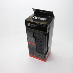 Sp-gp621 Commercial Electric 6-outlet Rgb Gaming Surge Protector With 2 Usb And 1 Usb-c 6ft