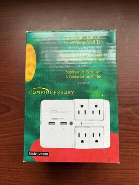 Ccs-25667 Compucessory Wall Charger Surge Protector
