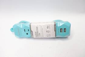 P303umt Cyber Power Surge Protector Abs 3-outlet 2-usb 7500a 125v 3ft