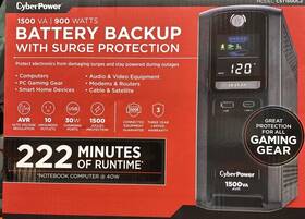 1886377 Cyberpower 1500va / 900 Watts Simulated Sine Battery Backup